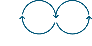 Icon zum Geschäftsfeld Software Dveelopment & Integration, zeigt einen Kreisprozess